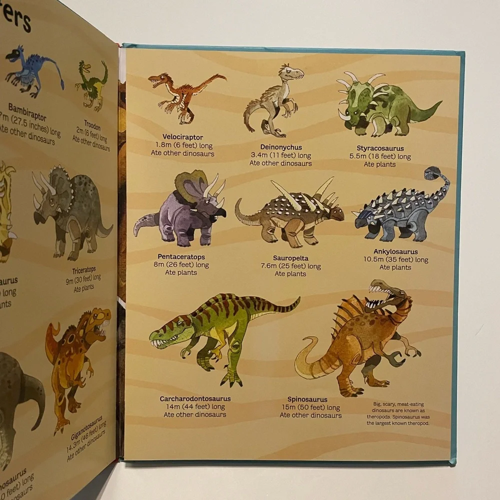 The Usborne Big Book of Big Dinosaurs And Some Little Ones Too…..Hardcover Book